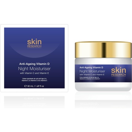 Крем для лица Skin Research Anti-Aging Vitamin D Night Moisturizer with Vitamin C and Vitamin E 50ml
Крем для лица Skin Research Anti-Aging Vitamin D Night Moisturizer with Vitamin C and Vitamin E 50ml
