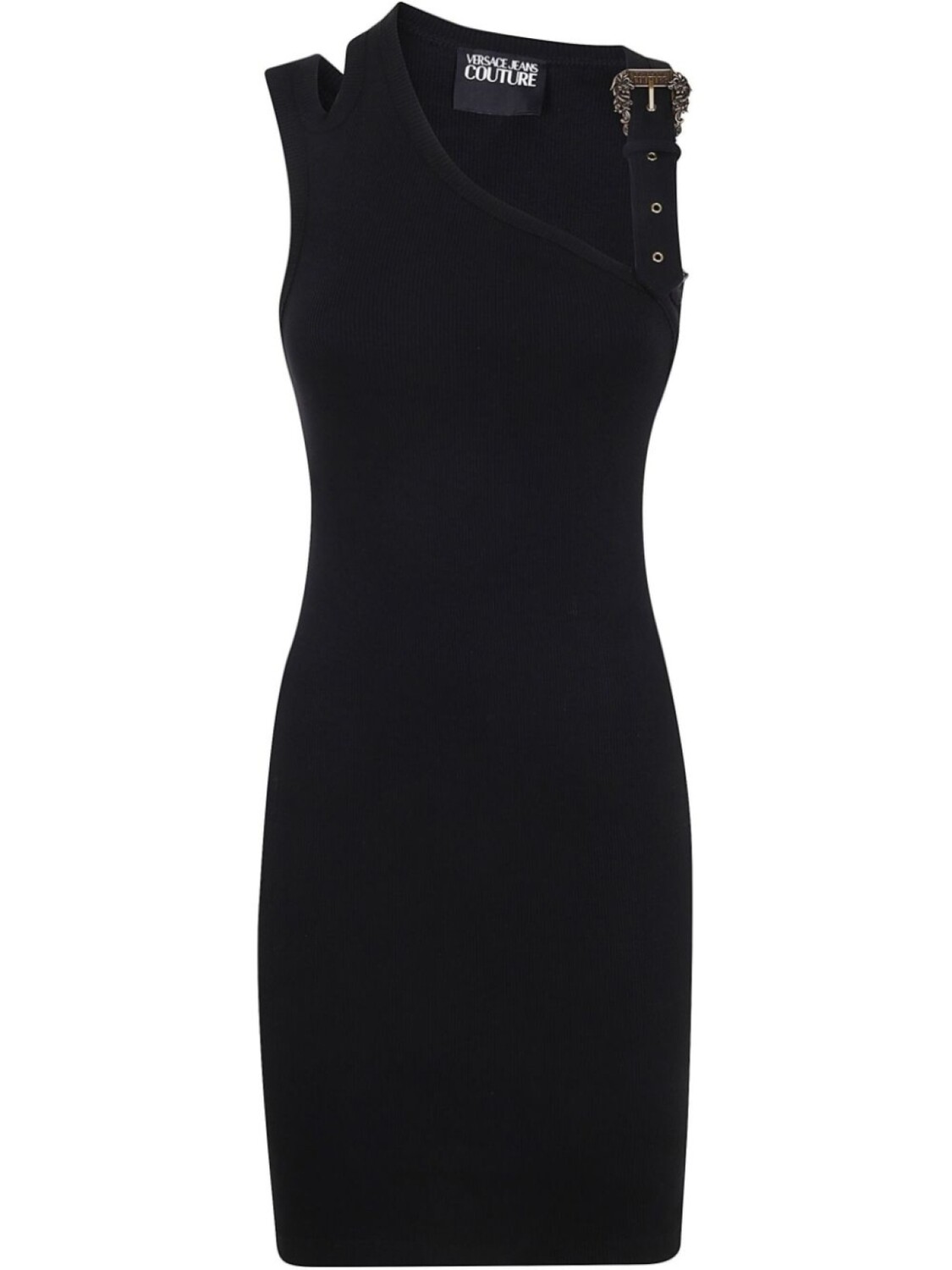 Платье-миди Versace Jeans Couture с логотипом и пряжкой, черный
Платье-миди Versace Jeans Couture с логотипом и пряжкой, черный