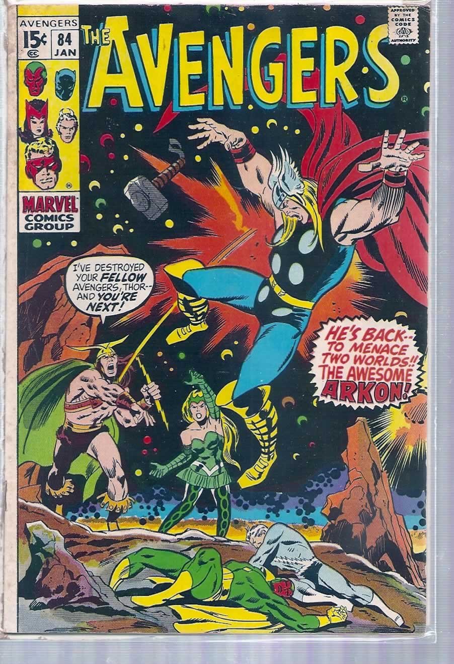 The AVENGERS # 84 (Marvel Comics Group)
The AVENGERS # 84 (Marvel Comics Group)