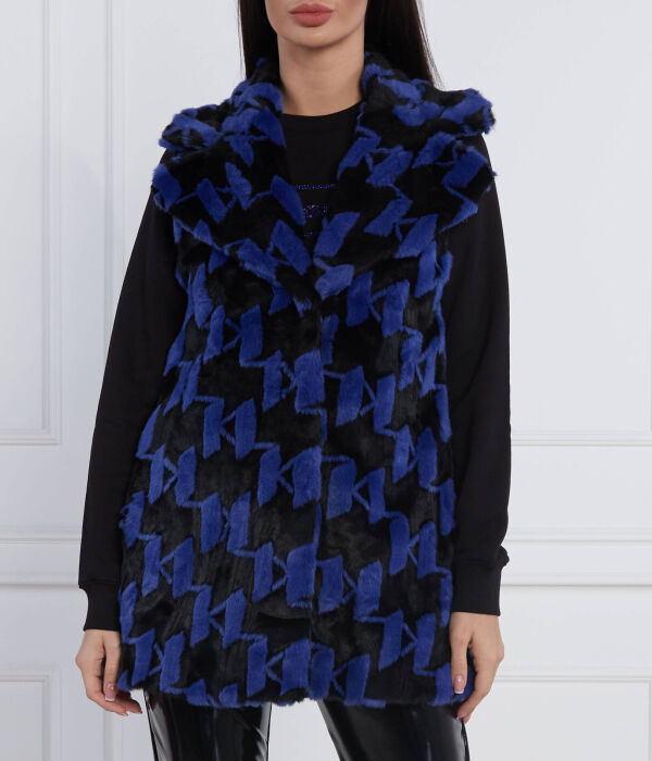 Жилет из искусственного меха с монограммой Regular Fit Karl Lagerfeld, синий
Жилет из искусственного меха с монограммой Regular Fit Karl Lagerfeld, синий