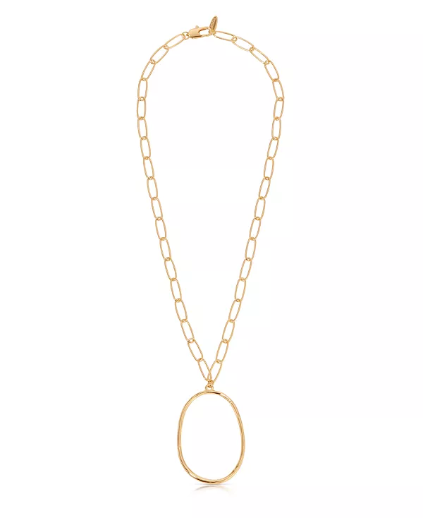 Крупное овальное ожерелье-цепочка с подвеской, покрытой 18-каратным золотом Ettika, gold
Крупное овальное ожерелье-цепочка с подвеской, покрытой 18-каратным золотом Ettika, gold