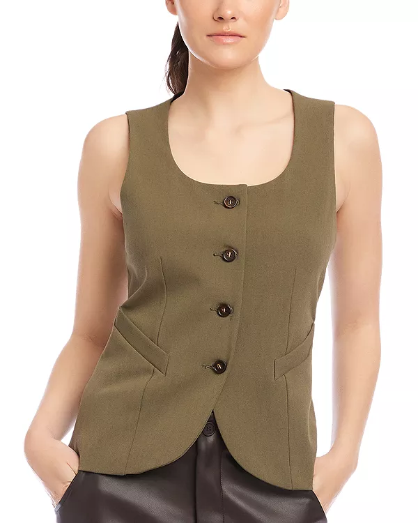 Жилет Joni с пуговицами спереди Fifteen Twenty, зеленый
Жилет Joni с пуговицами спереди Fifteen Twenty, зеленый