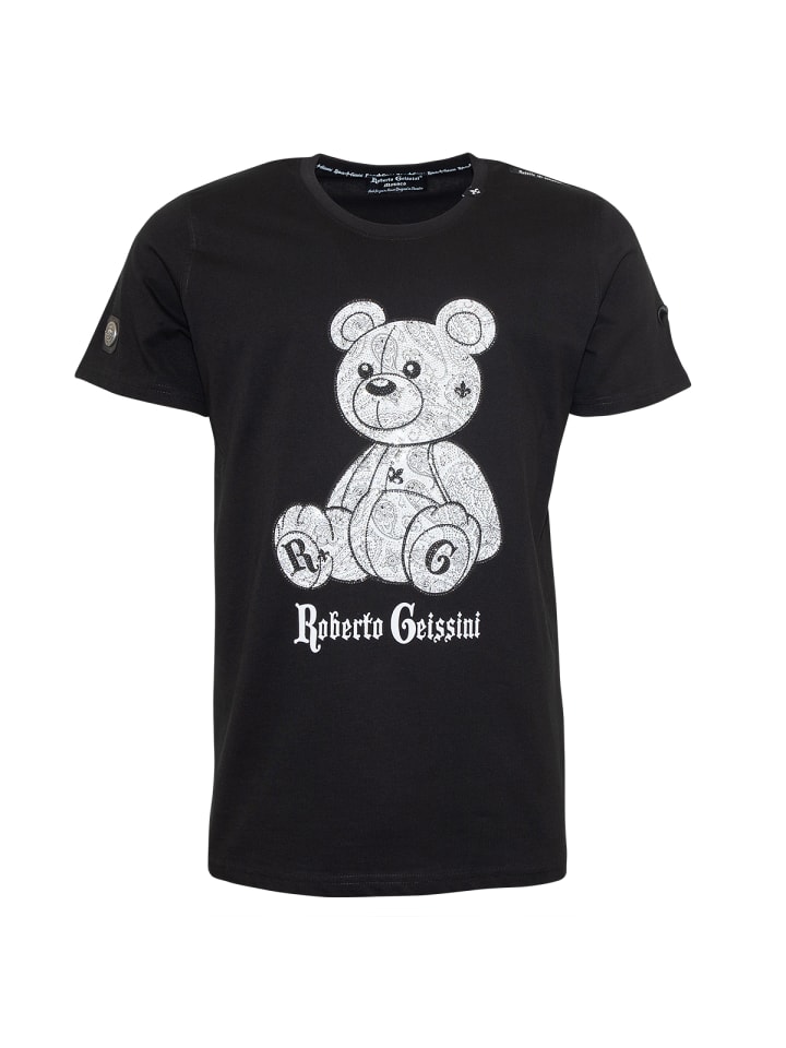 Футболка с медведем черная Roberto Geissini, Черный, Футболка с медведем черная Roberto Geissini
Футболка с медведем черная Roberto Geissini, Черный, Футболка с медведем черная Roberto Geissini
