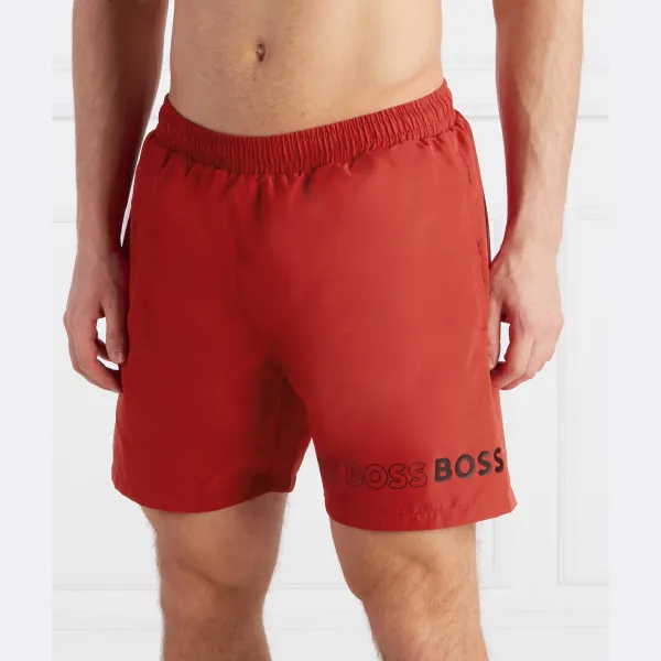 Kąpielowe шорты стандартного кроя с дельфинами Boss, красный
Kąpielowe шорты стандартного кроя с дельфинами Boss, красный