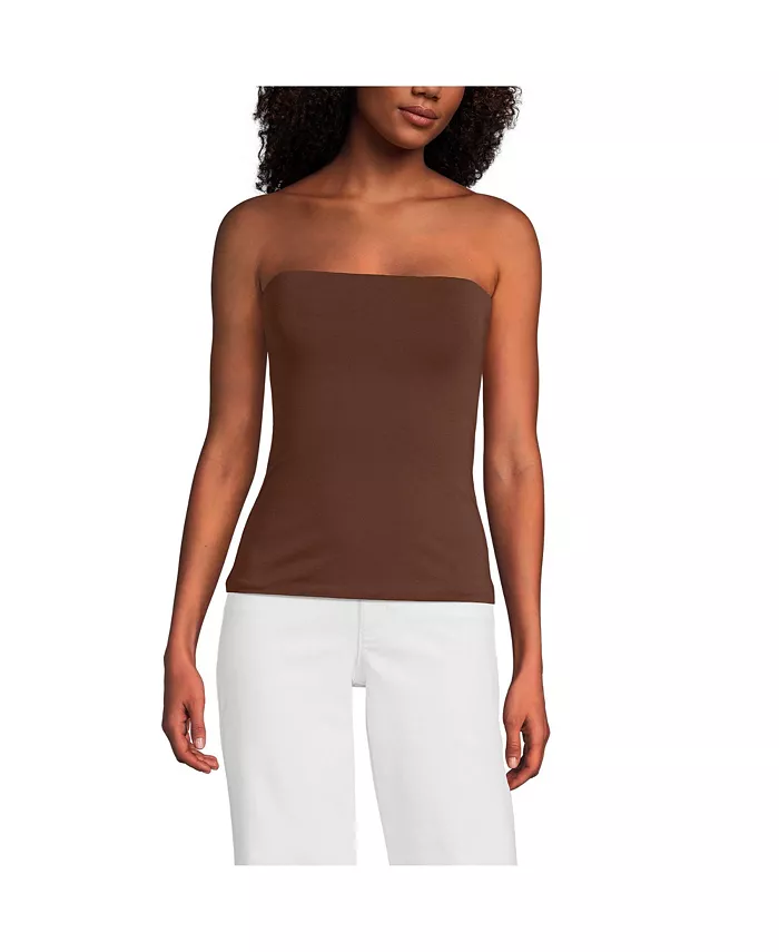 Женский облегающий топ-трубка Lands' End, коричневый
Женский облегающий топ-трубка Lands' End, коричневый