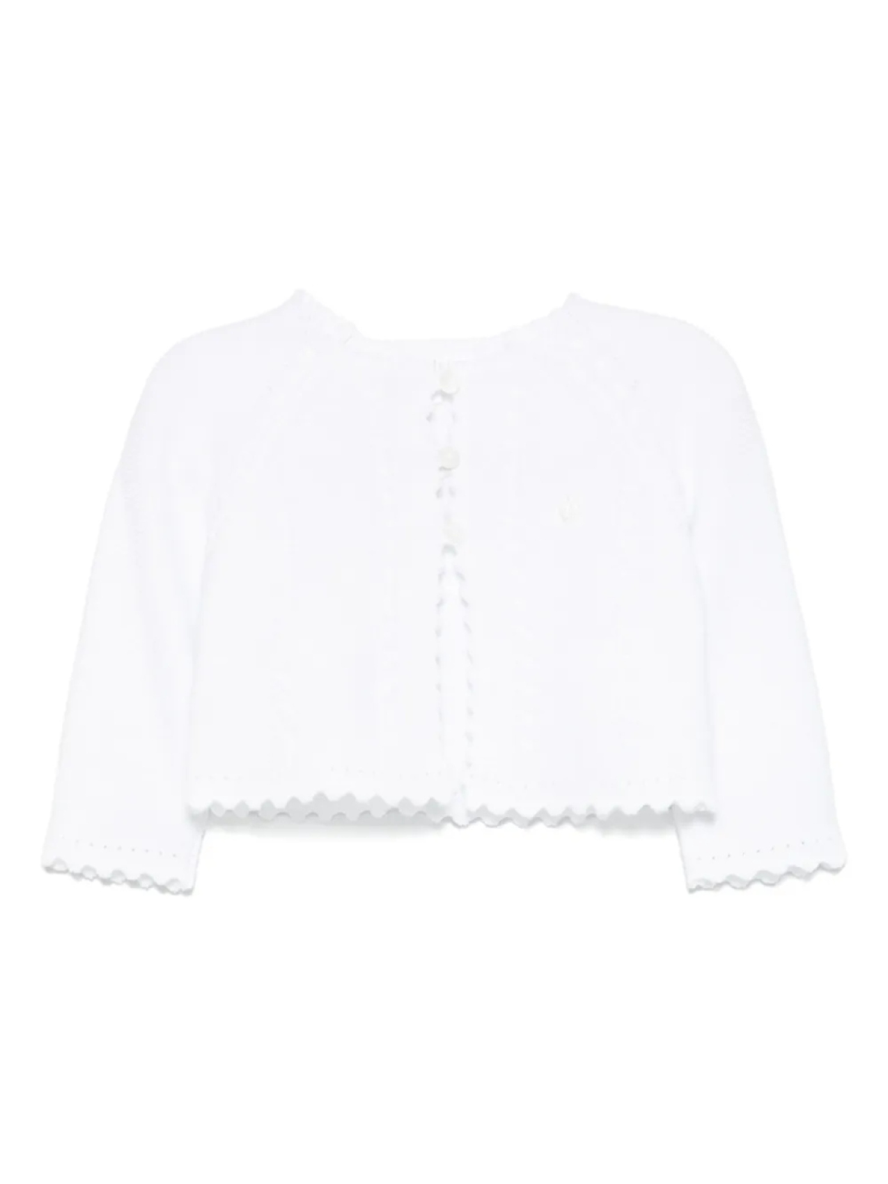 Кардиган с фестонами Patachou, белый
Кардиган с фестонами Patachou, белый