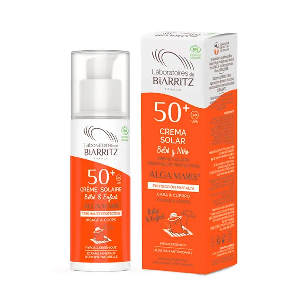 Солнцезащитный крем Подходит для детей Crema Solar Niños SPF 50+ Laboratorios Biarritz, 100 ml
Солнцезащитный крем Подходит для детей Crema Solar Niños SPF 50+ Laboratorios Biarritz, 100 ml