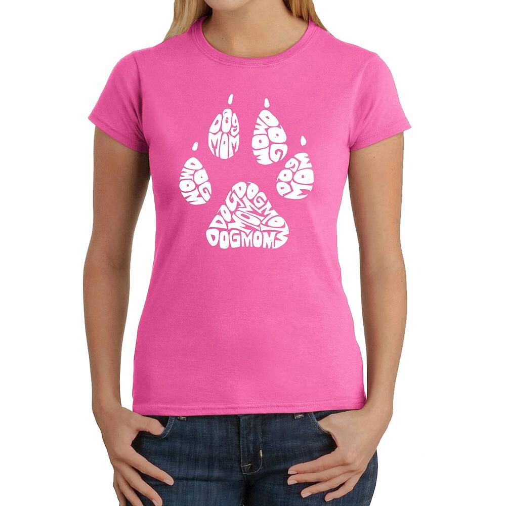 Мама-собака — женская футболка с рисунком Word Art LA Pop Art, розовый 
Мама-собака — женская футболка с рисунком Word Art LA Pop Art, розовый