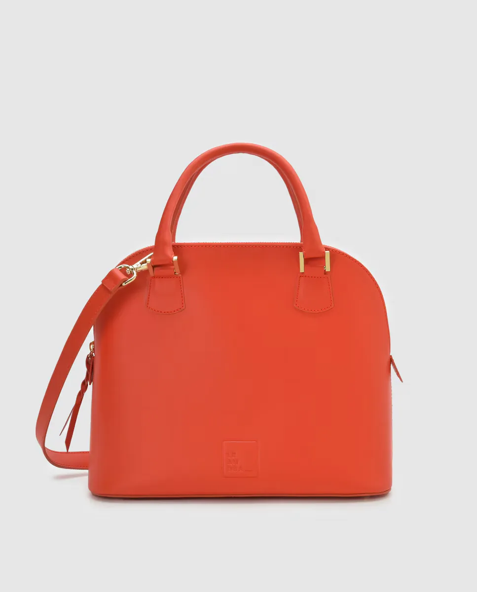 Оранжевая кожаная многопозиционная сумочка Leandra, оранжевый
Оранжевая кожаная многопозиционная сумочка Leandra, оранжевый