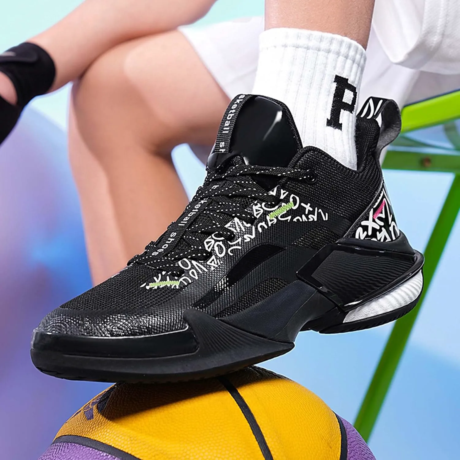 Мужские баскетбольные кроссовки Командные кроссовки Удобные соревновательные кроссовки KSYVUCRD, черный
Мужские баскетбольные кроссовки Командные кроссовки Удобные соревновательные кроссовки KSYVUCRD, черный