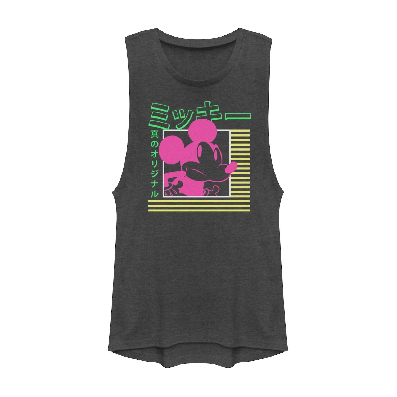 Винтажная майка с изображением Микки Мауса Диснея, кандзи, неоновый портрет, майка с рисунком мускулов для юниоров Disney
Винтажная майка с изображением Микки Мауса Диснея, кандзи, неоновый портрет, майка с рисунком мускулов для юниоров Disney