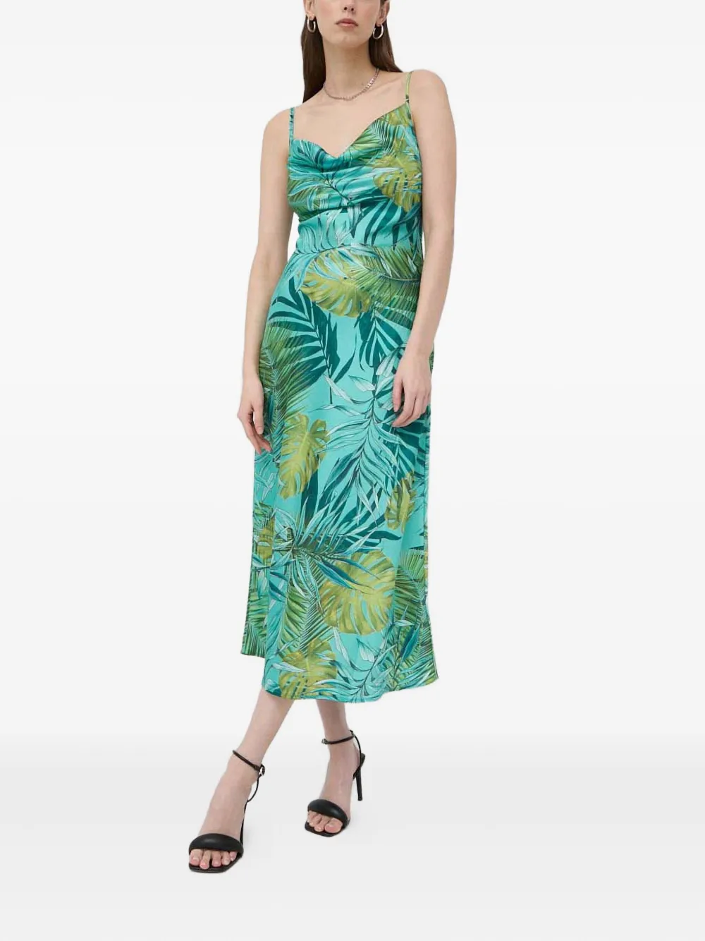 Платье с воротником-хомутом и принтом Guess Usa, зеленый
Платье с воротником-хомутом и принтом Guess Usa, зеленый