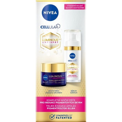 Подарочный набор для ухода за кожей Cellular Luminous Antispot Nivea
Подарочный набор для ухода за кожей Cellular Luminous Antispot Nivea