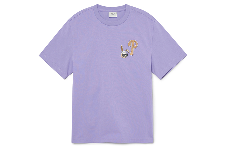 Футболка унисекс фиолетовая MLB 
Футболка унисекс фиолетовая MLB