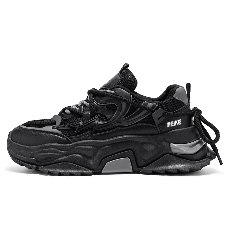 MEIKE Дышащие кроссовки на платформе мужские низкие повседневные черно-серые, цвет Black Gray
MEIKE Дышащие кроссовки на платформе мужские низкие повседневные черно-серые, цвет Black Gray