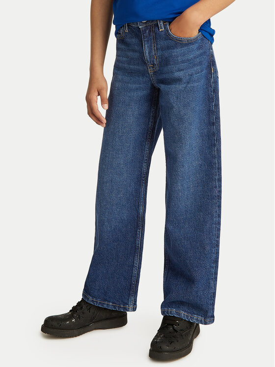 Джинсы с широкими штанинами IG0IG02710 Calvin Klein Jeans, синий
Джинсы с широкими штанинами IG0IG02710 Calvin Klein Jeans, синий