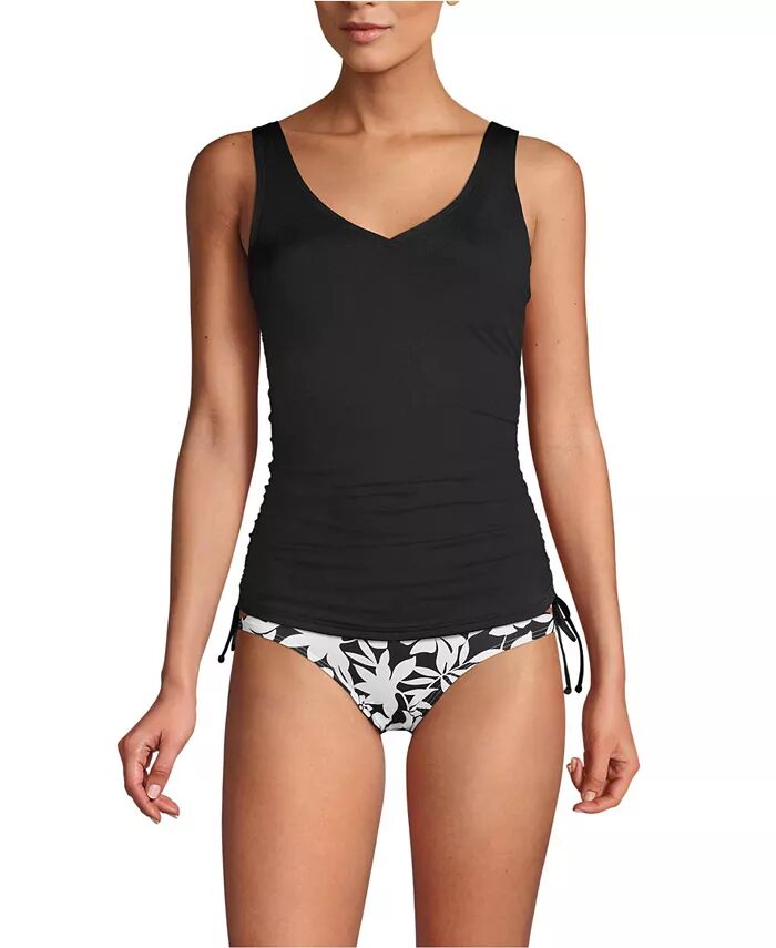 Женский регулируемый купальник танкини на косточках с V-образным вырезом и регулируемыми бретелями Lands' End, черный
Женский регулируемый купальник танкини на косточках с V-образным вырезом и регулируемыми бретелями Lands' End, черный