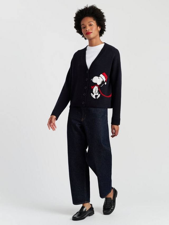 Кардиган Snoopy Santa Wool Rich Chinti & Parker, Navy
Кардиган Snoopy Santa Wool Rich Chinti & Parker, Navy