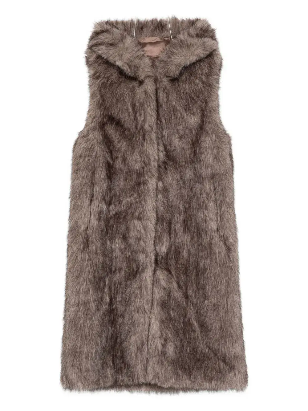 Жилет с капюшоном из искусственного меха Betta Corradi, серый
Жилет с капюшоном из искусственного меха Betta Corradi, серый