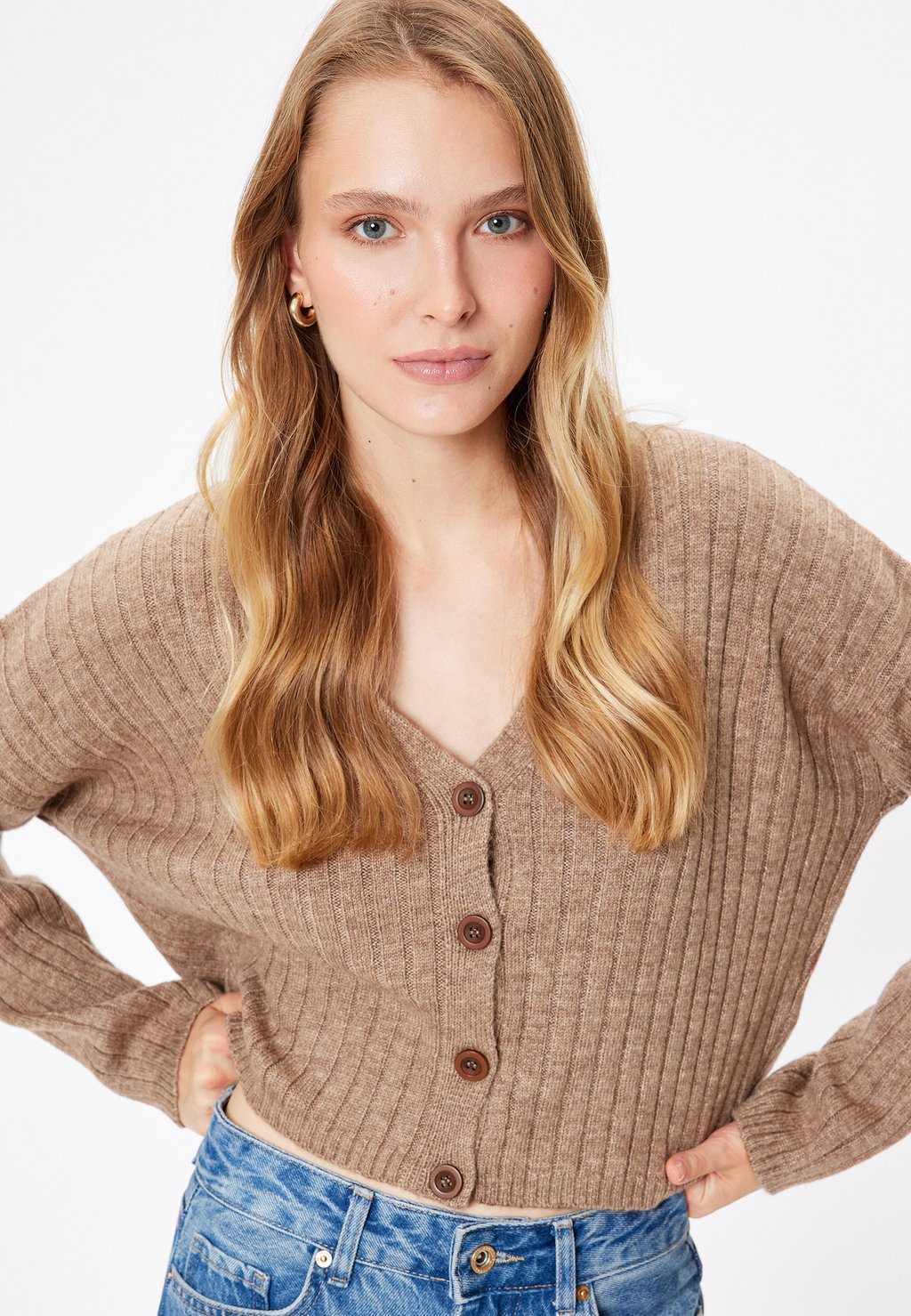 Кардиган Koton, коричневый
Кардиган Koton, коричневый