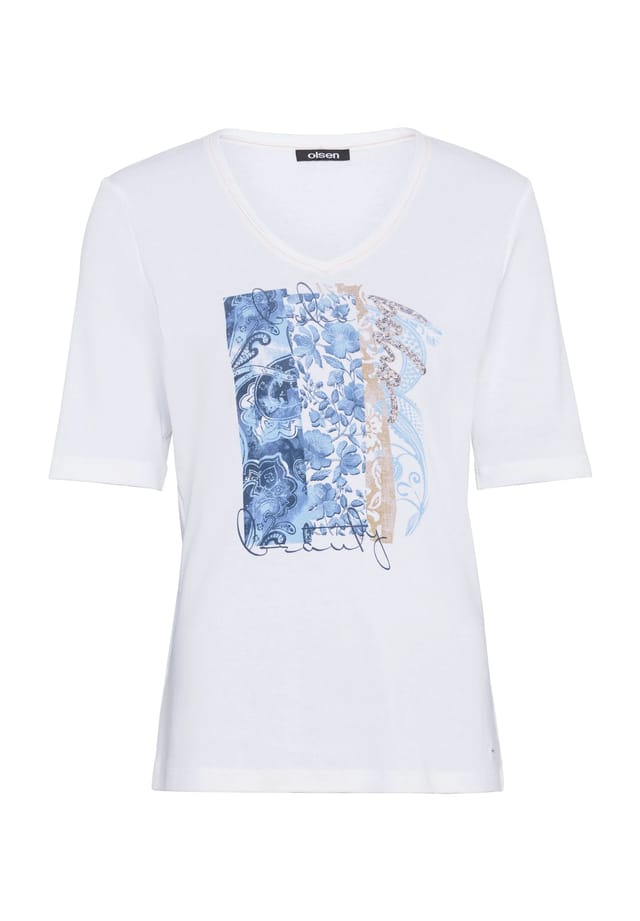 Хлопковая футболка Olsen, белый
Хлопковая футболка Olsen, белый
