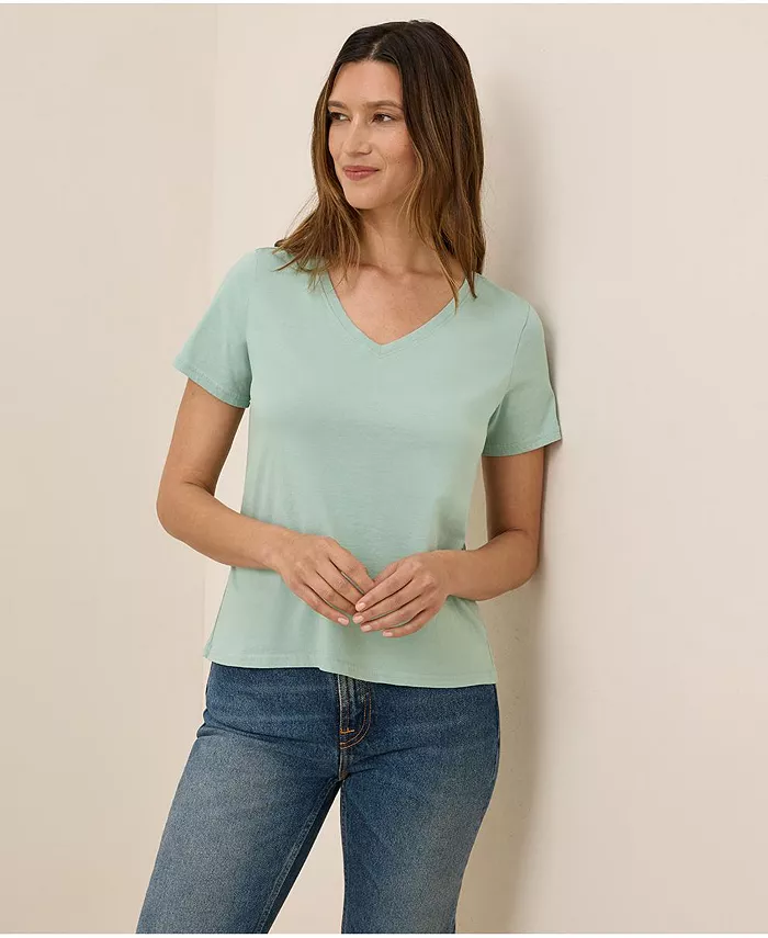 Женская футболка с V-образным вырезом из мягкого органического хлопка Softspun Pact, синий
Женская футболка с V-образным вырезом из мягкого органического хлопка Softspun Pact, синий