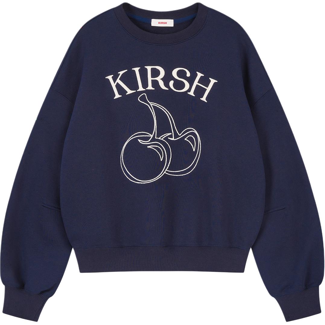 SS26 Свитшот женский с круглым вырезом умеренный Kirsh, темно-синий
SS26 Свитшот женский с круглым вырезом умеренный Kirsh, темно-синий