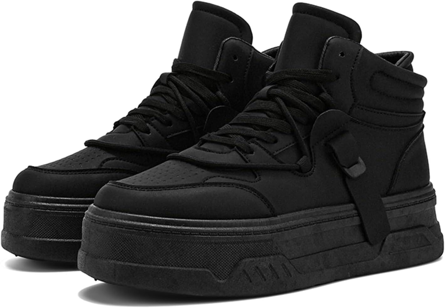 Мужские спортивные кроссовки на платформе, увеличивающие рост, с кожаным верхом, шнуровкой, нескользящей подошвой, для скейтбординга, ходьбы и вождения Negyanme, черный
Мужские спортивные кроссовки на платформе, увеличивающие рост, с кожаным верхом, шнуровкой, нескользящей подошвой, для скейтбординга, ходьбы и вождения Negyanme, черный