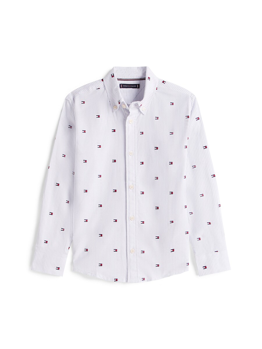 Рубашка на пуговицах классического кроя TOMMY HILFIGER, белый
Рубашка на пуговицах классического кроя TOMMY HILFIGER, белый