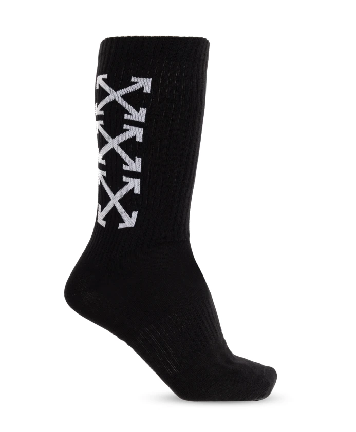 Носки с логотипом Off White, черный
Носки с логотипом Off White, черный