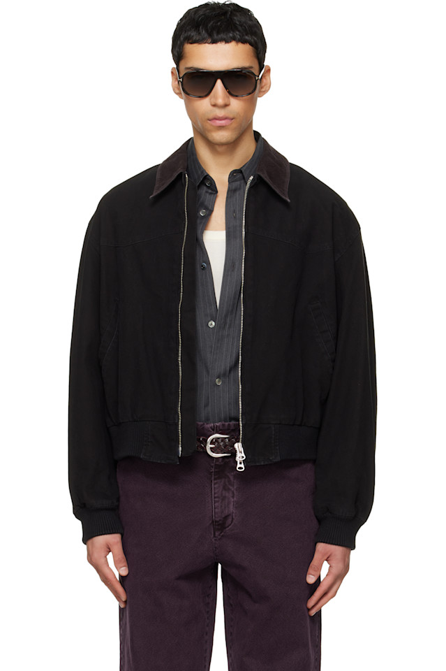 Tonywack Черная куртка-бомбер в западном стиле с эффектом потертости
Tonywack Черная куртка-бомбер в западном стиле с эффектом потертости