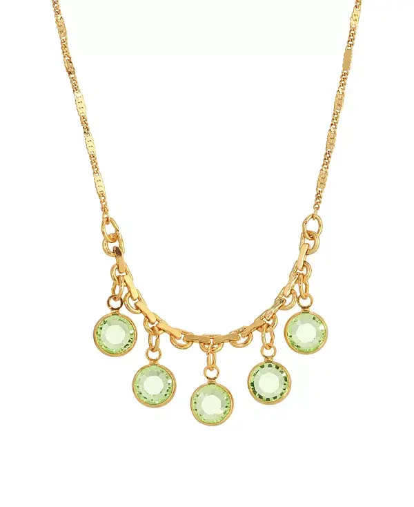 Ожерелье с хрустальным шатающимся нагрудником 2028, green
Ожерелье с хрустальным шатающимся нагрудником 2028, green