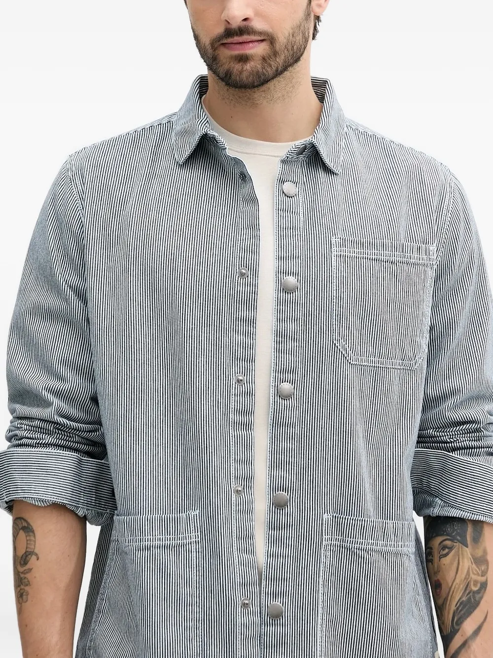 Рубашка с полосками Barbour, синий
Рубашка с полосками Barbour, синий