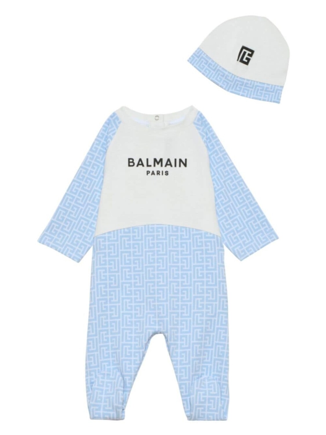Balmain Kids пижама с монограммой PB, белый
Balmain Kids пижама с монограммой PB, белый