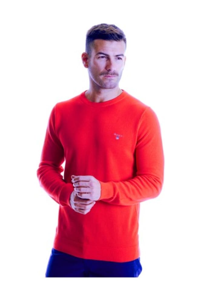 Пуловер Gant, цвет pullover mit rundhalsausschnitt in 
Пуловер Gant, цвет pullover mit rundhalsausschnitt in