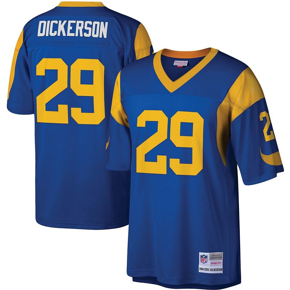 Реплика мужского джерси Mitchell & Ness Eric Dickerson Royal Los Angeles Rams Legacy, цвет Lar Blue
Реплика мужского джерси Mitchell & Ness Eric Dickerson Royal Los Angeles Rams Legacy, цвет Lar Blue