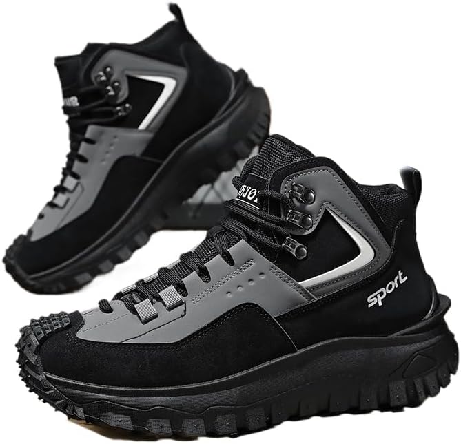 Мужские водонепроницаемые походные кроссовки, удобные, легкие, противоскользящие для прогулок и работы на открытом воздухе Hhhchpm, серый
Мужские водонепроницаемые походные кроссовки, удобные, легкие, противоскользящие для прогулок и работы на открытом воздухе Hhhchpm, серый