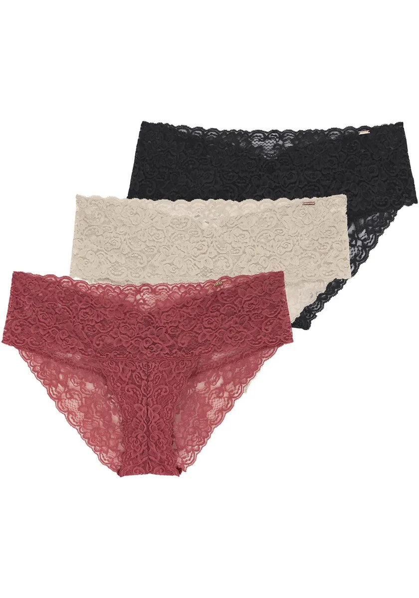 Трусики Dorina "Lana" (3 шт. в упаковке), с цветочным кружевом, цвет Coral-Beige-Black
Трусики Dorina "Lana" (3 шт. в упаковке), с цветочным кружевом, цвет Coral-Beige-Black