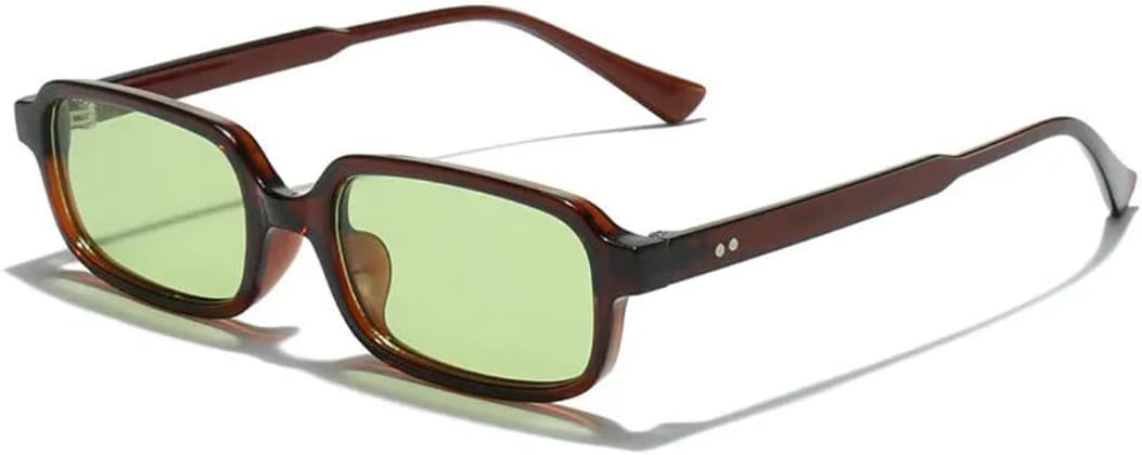 Ретро-модные панк-солнцезащитные очки для женщин и мужчин, классические винтажные, с защитой от УФ-излучения UV400, для использования на открытом воздухе VFDHN, Brown Green
Ретро-модные панк-солнцезащитные очки для женщин и мужчин, классические винтажные, с защитой от УФ-излучения UV400, для использования на открытом воздухе VFDHN, Brown Green