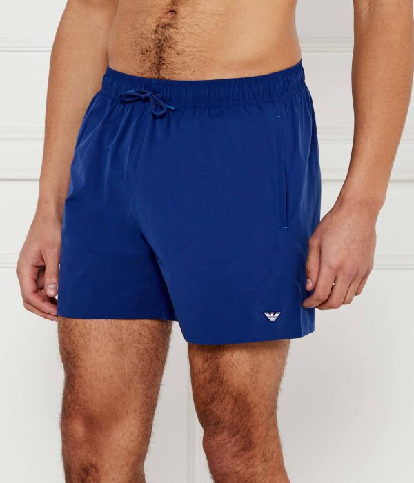 Шорты пляжные Emporio Armani с логотипом, синий
Шорты пляжные Emporio Armani с логотипом, синий