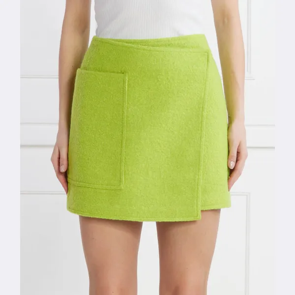 Юбка с добавлением шерсти Samsøe Samsøe, зеленый
Юбка с добавлением шерсти Samsøe Samsøe, зеленый