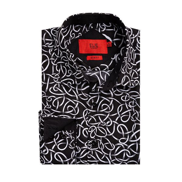 Мальчиковая рубашка slim fit со swirl print Elie Balleh, Black
Мальчиковая рубашка slim fit со swirl print Elie Balleh, Black
