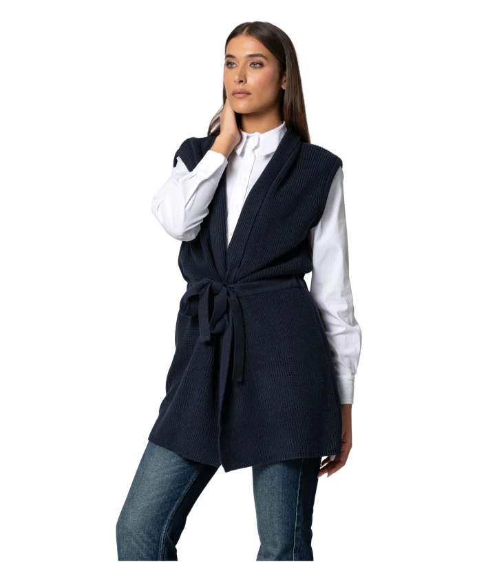 Слегка ребристый топ длиной до бедра Kocca, синий
Слегка ребристый топ длиной до бедра Kocca, синий