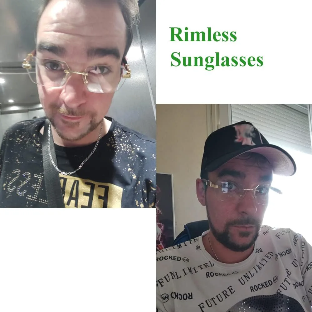 Солнцезащитные очки JUDOO в стиле ретро, без оправы, прямоугольной формы, для мужчин и женщин, модные очки без оправы с тонированными линзами, Golden/Grey
Солнцезащитные очки JUDOO в стиле ретро, без оправы, прямоугольной формы, для мужчин и женщин, модные очки без оправы с тонированными линзами, Golden/Grey