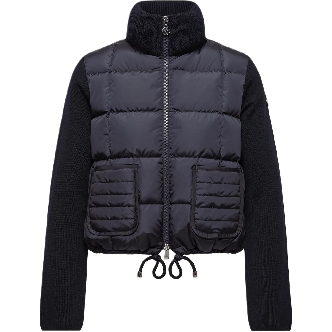 Квадратный стеганый кардиган на молнии Moncler, синий
Квадратный стеганый кардиган на молнии Moncler, синий