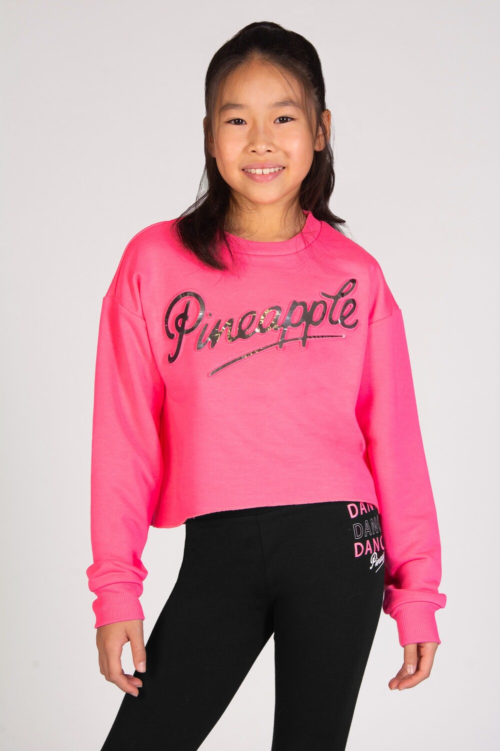 Укороченный спортивный топ для девочек с тисненым логотипом Pineapple, розовый
Укороченный спортивный топ для девочек с тисненым логотипом Pineapple, розовый