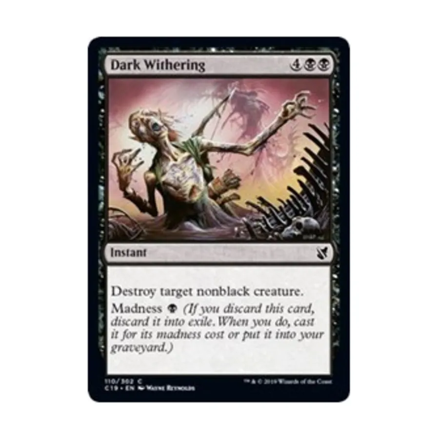 CCG Темное увядание (С), MTG - Commander 2019
CCG Темное увядание (С), MTG - Commander 2019