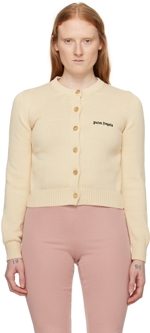 Кремового цвета Свитер с вышивкой Palm Angels
Кремового цвета Свитер с вышивкой Palm Angels