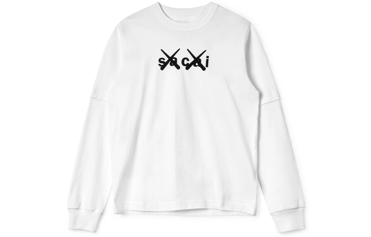 Футболка с длинным рукавом KAWS X Flock Print Sacai, белый
Футболка с длинным рукавом KAWS X Flock Print Sacai, белый