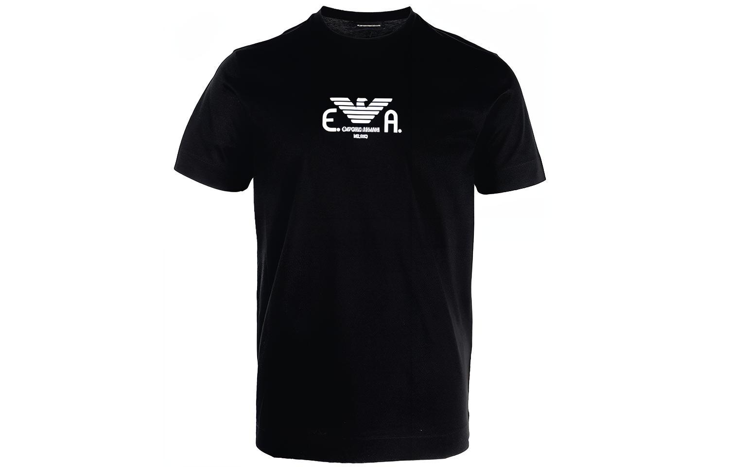 Футболка с принтом логотипа прямого кроя с круглым вырезом и короткими рукавами черная EMPORIO ARMANI, Черный, Футболка с принтом логотипа прямого кроя с круглым вырезом и короткими рукавами черная EMPORIO ARMANI
Футболка с принтом логотипа прямого кроя с круглым вырезом и короткими рукавами черная EMPORIO ARMANI, Черный, Футболка с принтом логотипа прямого кроя с круглым вырезом и короткими рукавами черная EMPORIO ARMANI